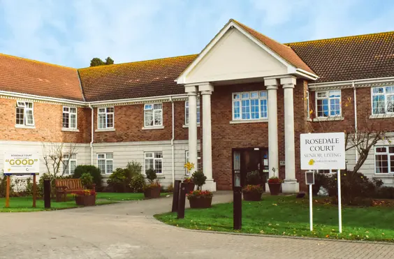 Rosedale Court - An outside view of the home
