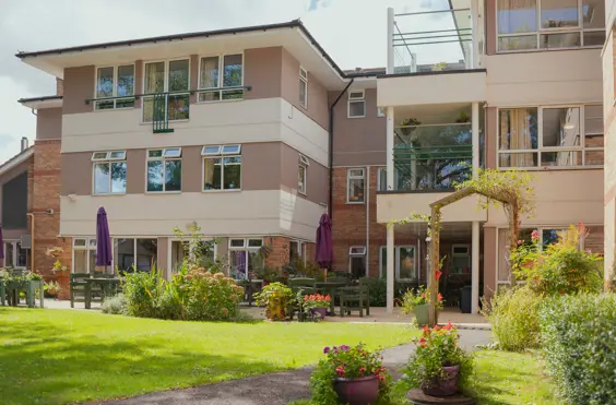 Queens Court - An outside view of the home