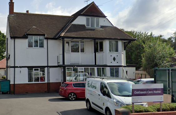 Oakhaven Care Home - An outside view of the home