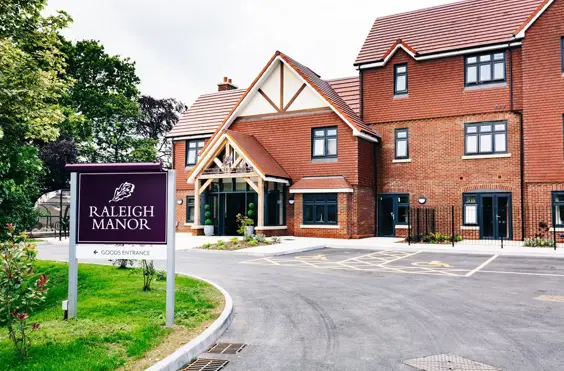 Raleigh Manor Care Home - An outside view of the home