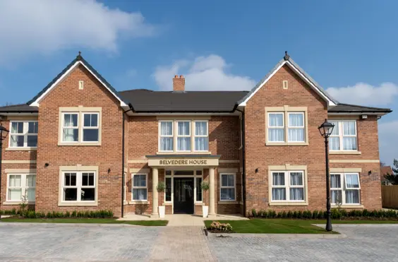 Belvedere House Care Home - An outside view of the home