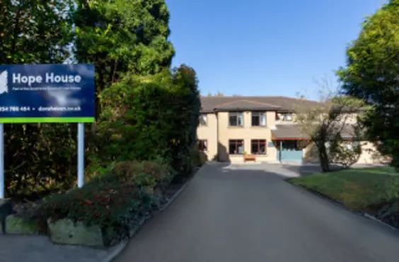 Hope House - An outside view of the home