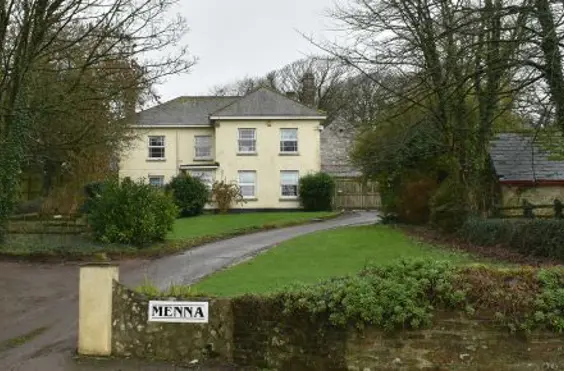 Menna House - An outside view of the home