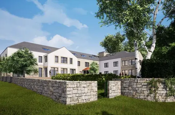 Rowan Park Care Home - An outside view of the home