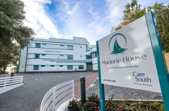 Marjorie House - An outside view of the home