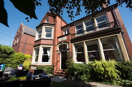 Harry Priestley House - An outside view of the home