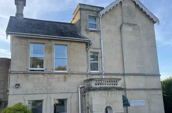 Greystones - An outside view of the home
