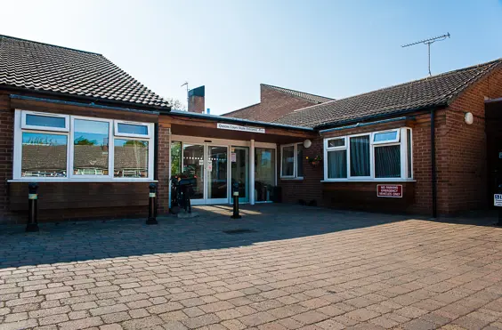 Queens Court - An outside view of the home