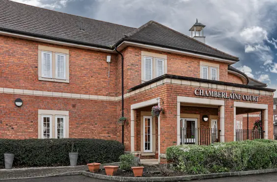 Chamberlaine Court - An outside view of the home