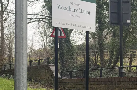 Woodbury Manor - An outside view of the home