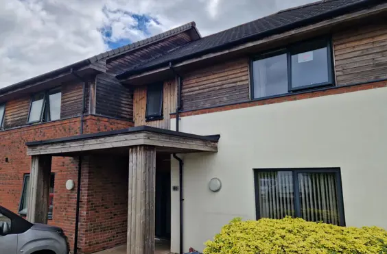 Astbury View - An outside view of the home