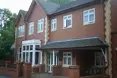 An outside view of the home
