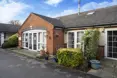 An outside view of the home
