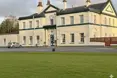 An outside view of the home