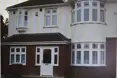An outside view of the home